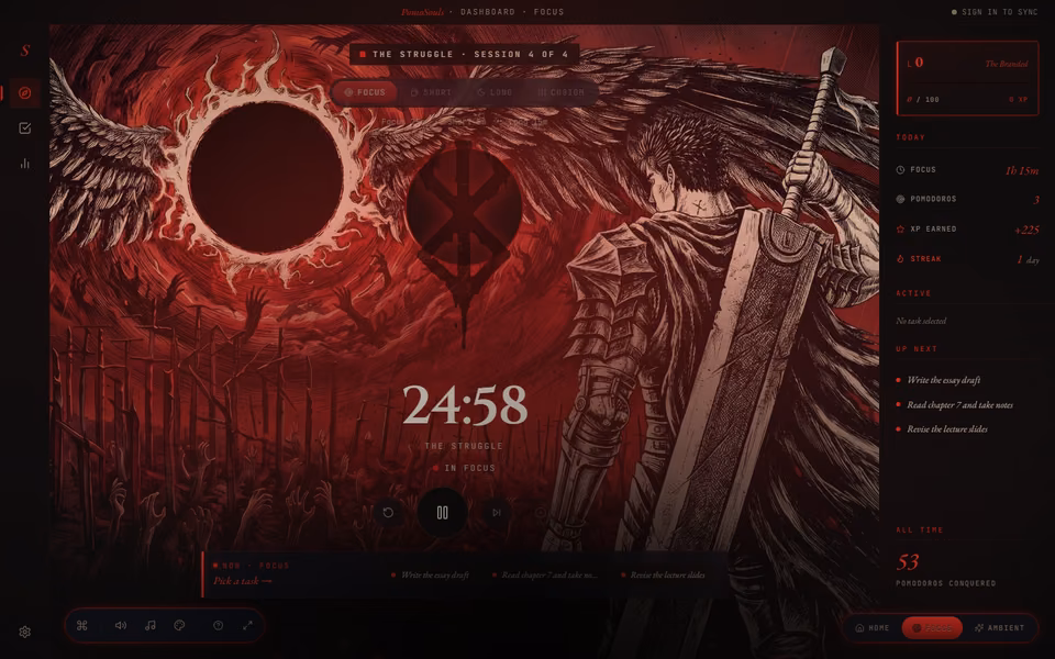 The Focus Arena during a running 25-minute session, with the Eclipse behind the timer